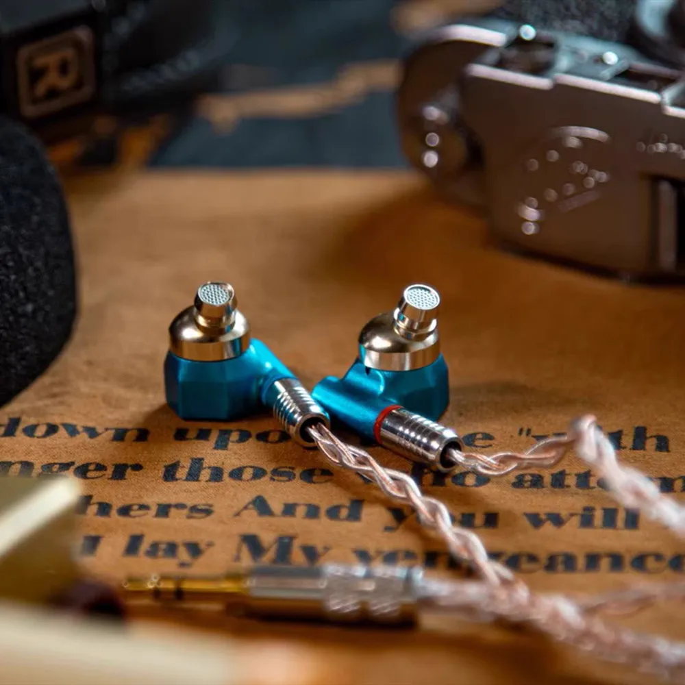 SENFER MT200 Titanium Plated Diaphragm Dynamic In Ear Earphones Audiophile IEMs Headphones Earplugs Detachable MMCX