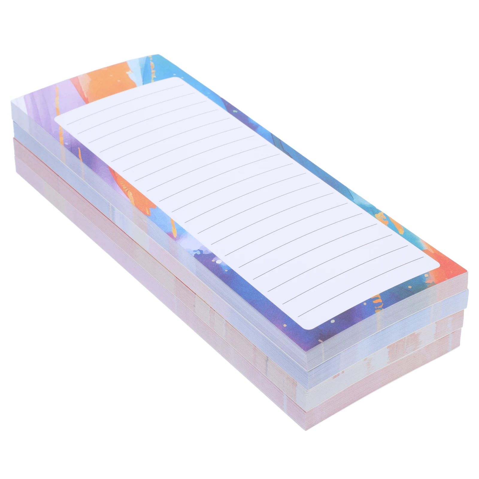 

4Pcs Work Schedule Planner Notepad Compact Memo Pads for Walls Doors Monitors Smooth Surface for Various Pens Pencils