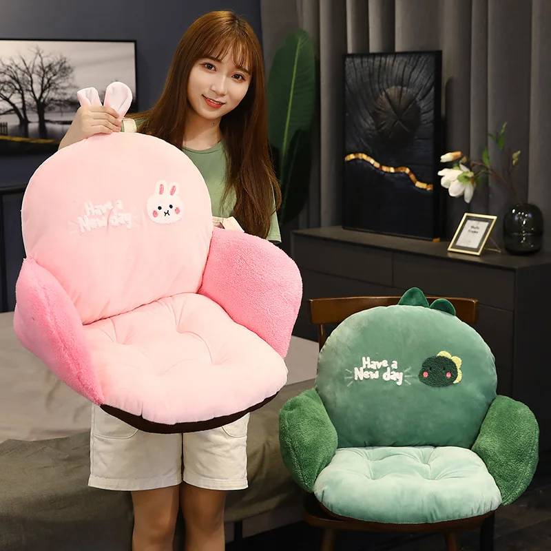 

Cartoon Chair Cushion Lumbar Pillow Office Cushion Thicken Pillow Breathable Child Butt Pad Floor Mat Chair Cushion Seat