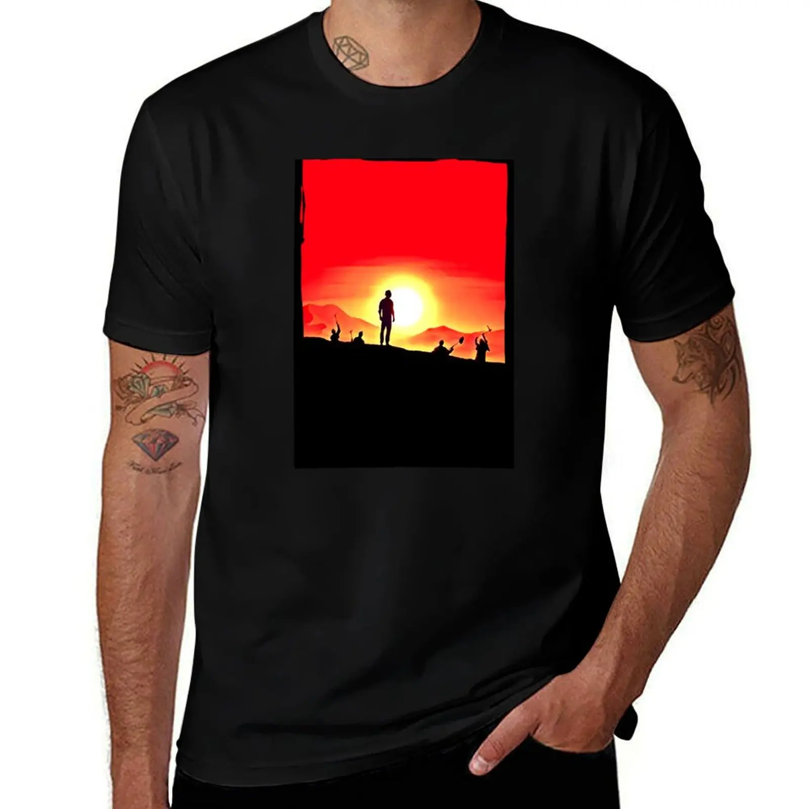 

Raiders by Sunset T-Shirt kawaii clothes gifts for boyfriend funny t shirts for men