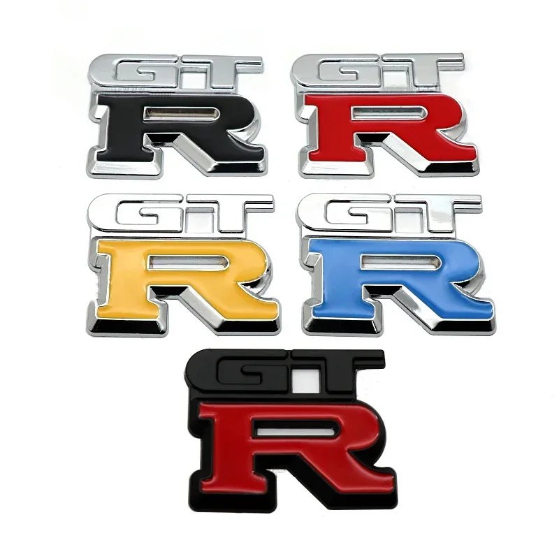 3D GTR Logo Car Styling Emblem Badge Stickers Auto Decor For Nissan X-Trail Xterra Sunny LANNIA Almera Qashqai Sylphy