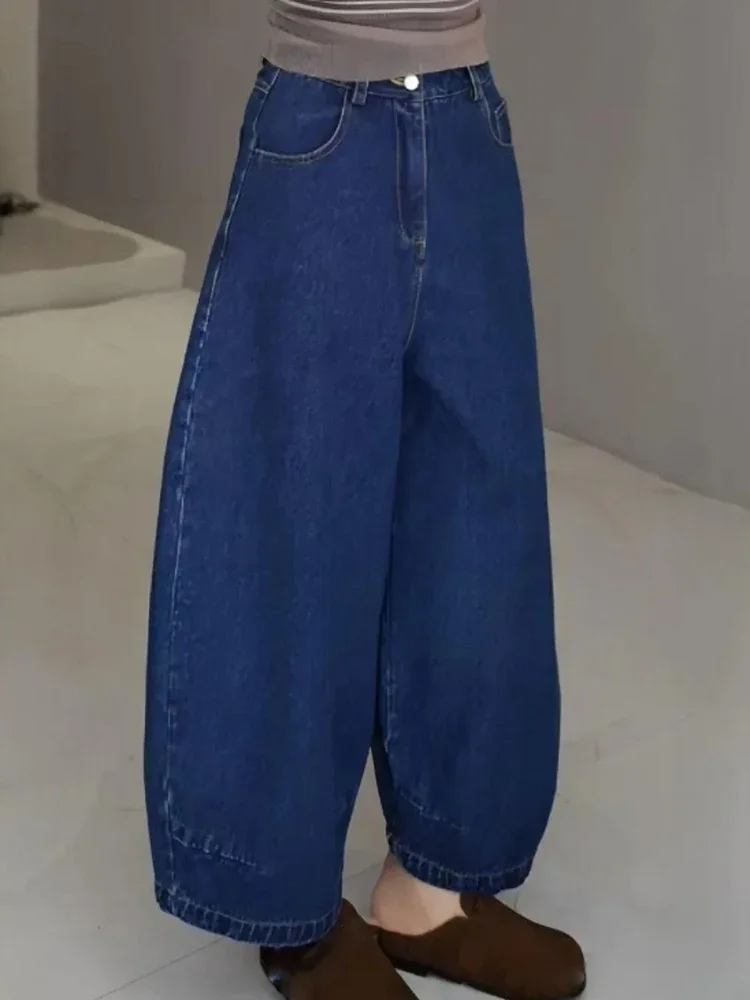 

Прямые джинсы с высокой талией в гонконгском стиле, новые винтажные свободные повседневные брюки, модные универсальные брюки по индивидуальному заказу