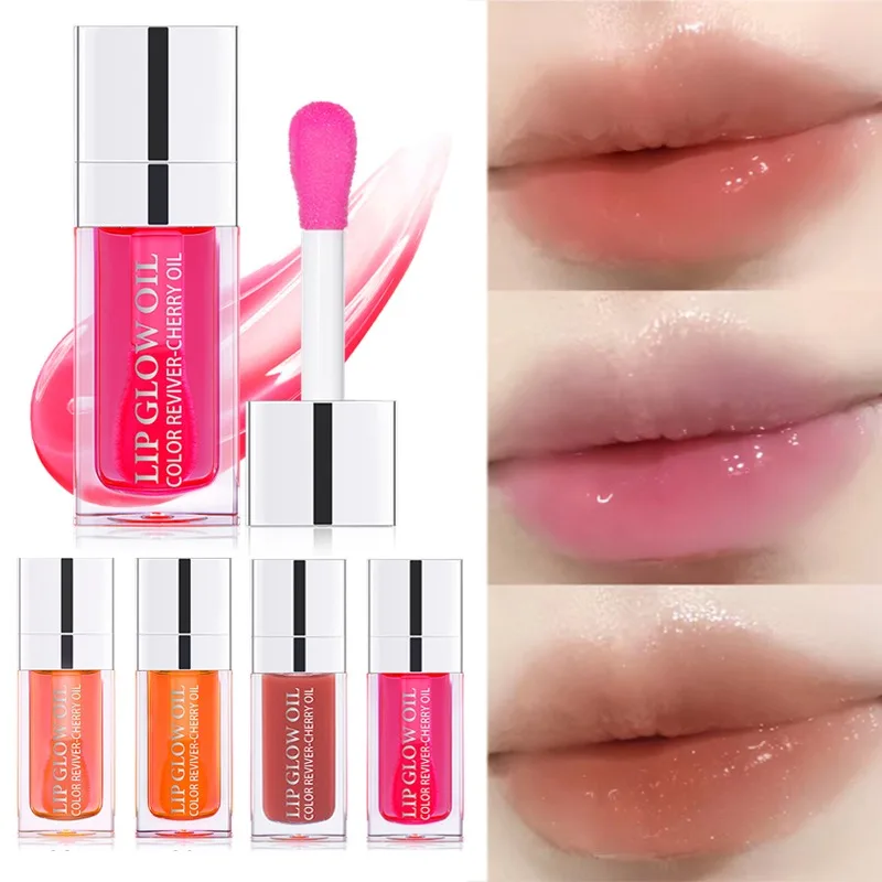 Gelee feuchtigkeit spendendes Lippen öl 6ml Kristall plump ing Lip gloss Make-up nicht klebrig sexy Mode Lip Glow Öl getönte Lippen praller Make-up