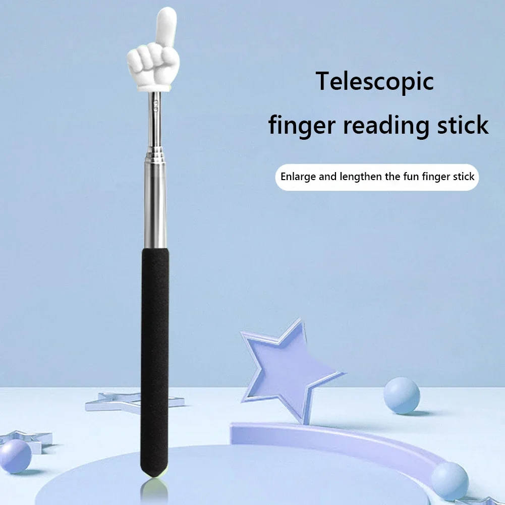 10Pcs Teacher Pointer Sticks Cute Telescopic Teachers Pointer Multi-Function Retractable Classroom Pointers Classroom Supplies