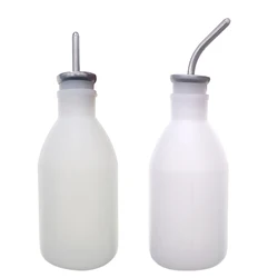 Rodent Hamster Rat Mouse Rabbit Drinking Bottle 500ml Stainless Steel Nuzzle And Silicone Cap Cage Associated Watering Tools