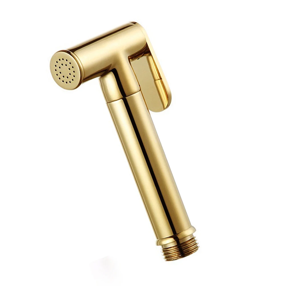 

Bidet Sprayer for Toilet Stainless Steel Handheld with Pressurized Nozzle Modern Black White Gold Gray Options