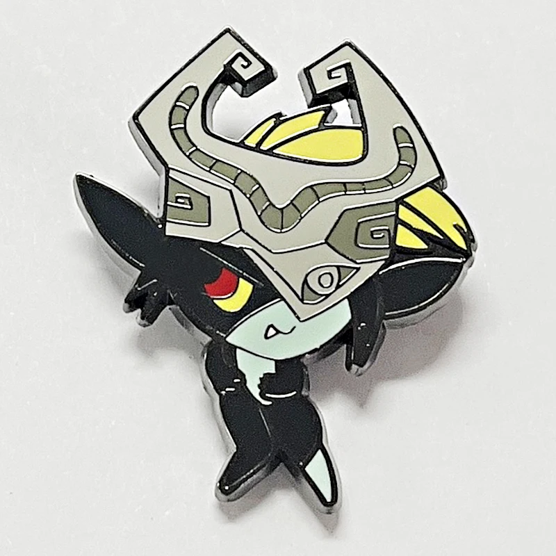 Эмалированная булавка в виде принцессы мидны Zeldas, броши-значки для видеоигр, аксессуары для рюкзака, ювелирные изделия в подарок
