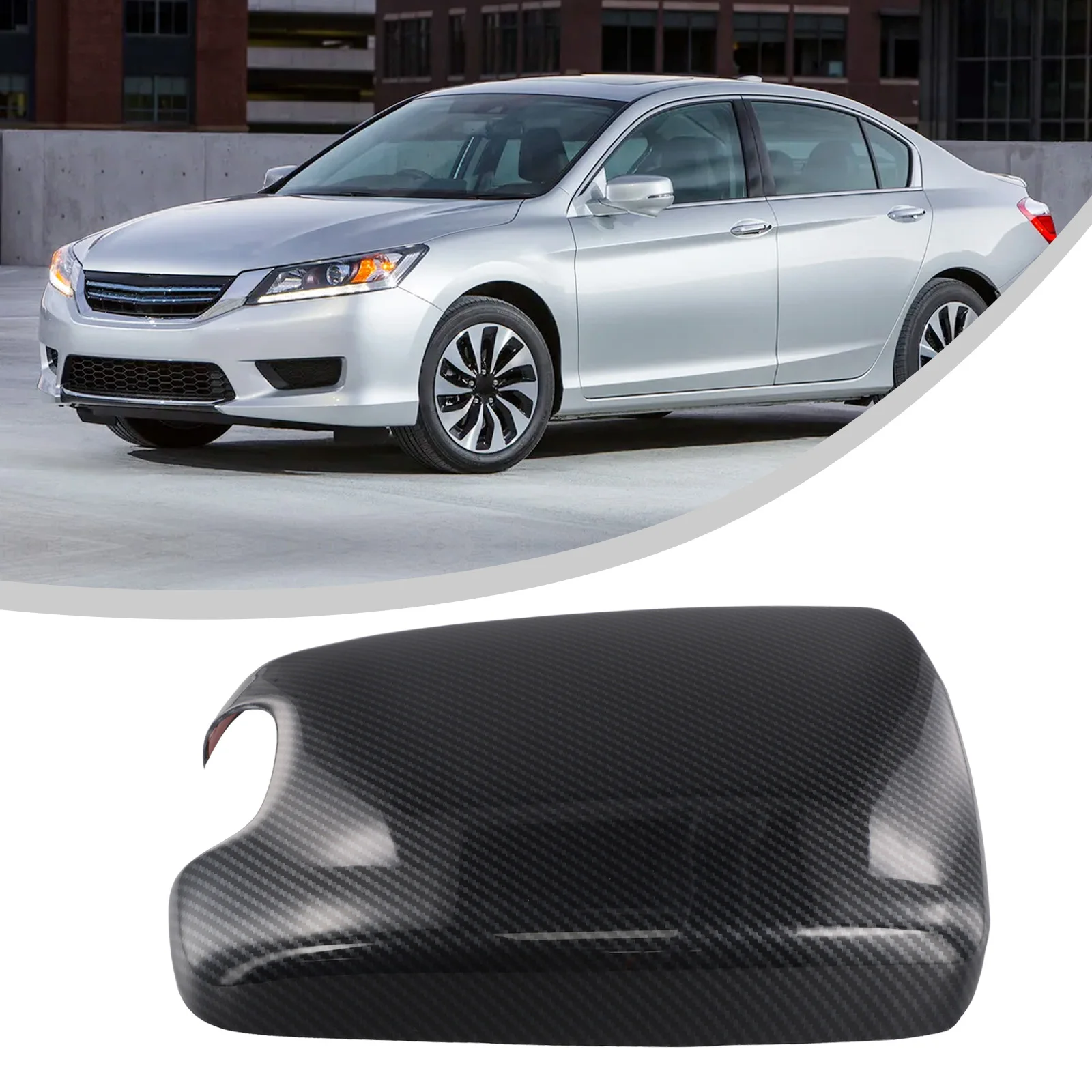 

ABS пластик из углеродного волокна, крышка подлокотника центральной консоли, замена накладки для Honda для моделей Accord 2008-2013 лет