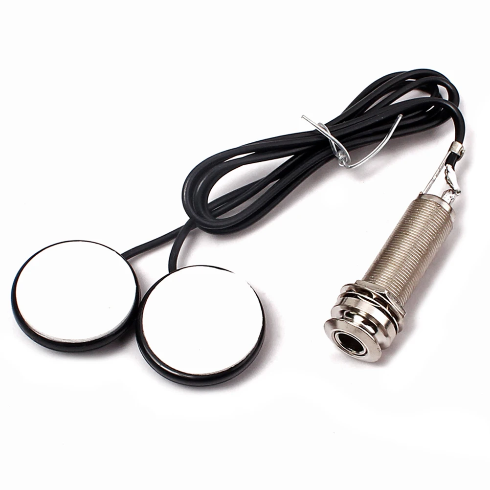 

Electric Pickup Dual Sensor Humbucker Pickup High Quality Replacement For Acoustic Guitar Fully Shielded Low Noise Endpin Jack