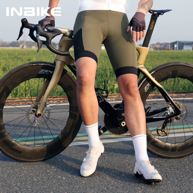 

INBIKE Men's Bike Shorts 3D Padded Cycling Road Biking Clothing Man Mountain Riding Biker Bicycle MTB Cycle Shorts With Pockets