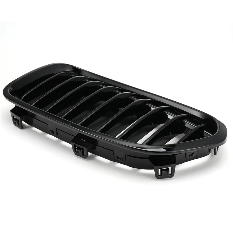 【Prix Goutte! !】 Grille de rein avant 1 jeu de calandre de pare-chocs noir brillant pour BMW F52 série 1 4D 2016-2020