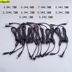 cltgxdd 1piece laptop DC 4.8*1.7/6.0*4.4/7.4*5.0/6.0*3.0/2.35*0.7/4.0*1.7/5.0*3.0/5.5*1.7/5.5*2.5mm Charger adapter plug cable