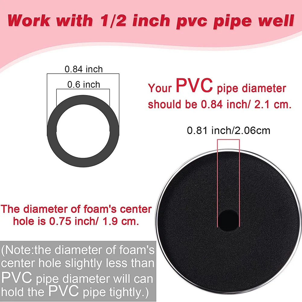 4 Maten 8 Stuks Cup Turner Foam Tumbler Inzetstukken Voor 1/2 Inch Pvc Pijp Tumbler Inzetstukken Voor 10 Oz Tot 40Oz Alle Tuimelaars