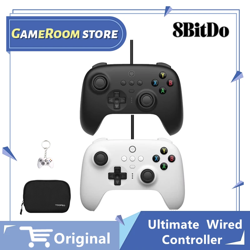 

8BitDo - Ultimate Gaming Controller Wired USB Gamepad Compatible for Windows Android Raspberry Pi Nintendo Switch