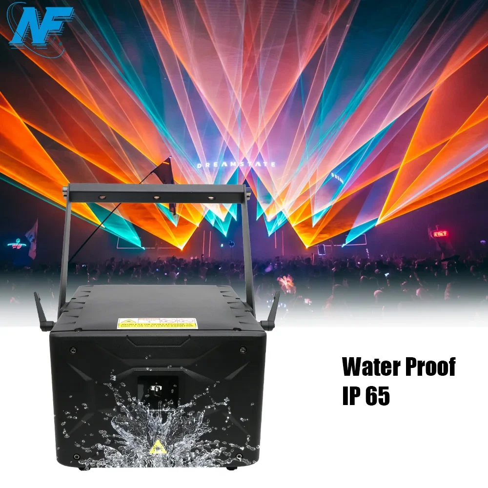 

Animation line 8W laser light voice control home ktv atmosphere outdoor waterproof laser light bar stage light