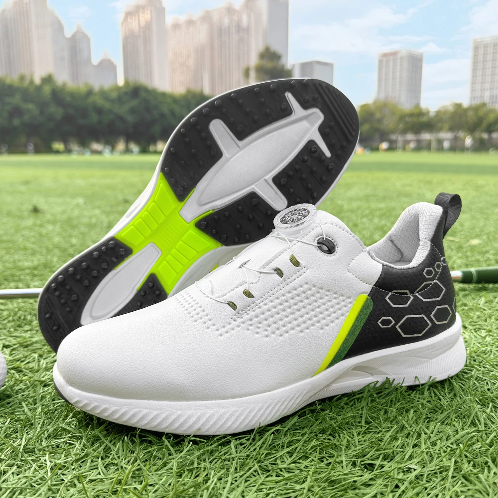 

New Men's Golf Shoes Golf Waterproof Anti-slip Footwear Woman Trainer Shoes Breathable Sports Shoes Outdoor Sneakers Golf Shoe