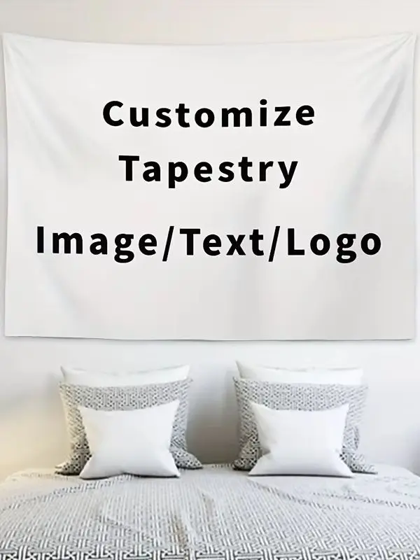 Personalisierter Wandteppich mit Eigenem Foto, Wandbehang für Schlafzimmer, Wohnzimmer & Studentenwohnheim, Moderne Wohnkunst – Detail 3