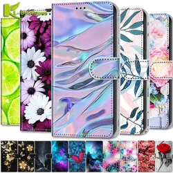 Leather Magnetic Case For Xiaomi Poco M5s M5 M4 X4 Pro F4 GT PocoM5S 5G C40 Phone Cover Flip Wallet Painted Funda Etui