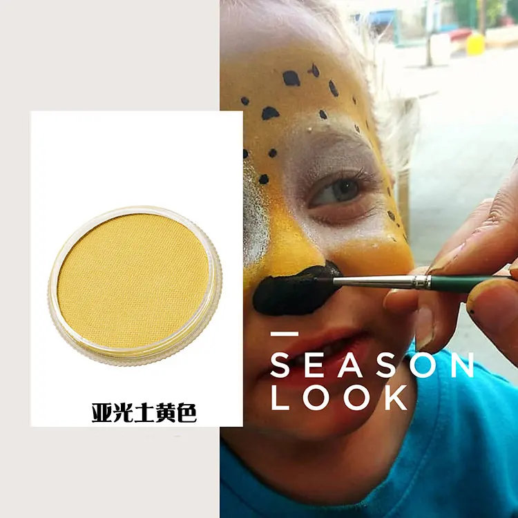 OPHIR 30g Body Paint Face Paint Pigment Drawing Makeup Kids Regular Color Painting for Halloween Holiday Christmas Party RT009