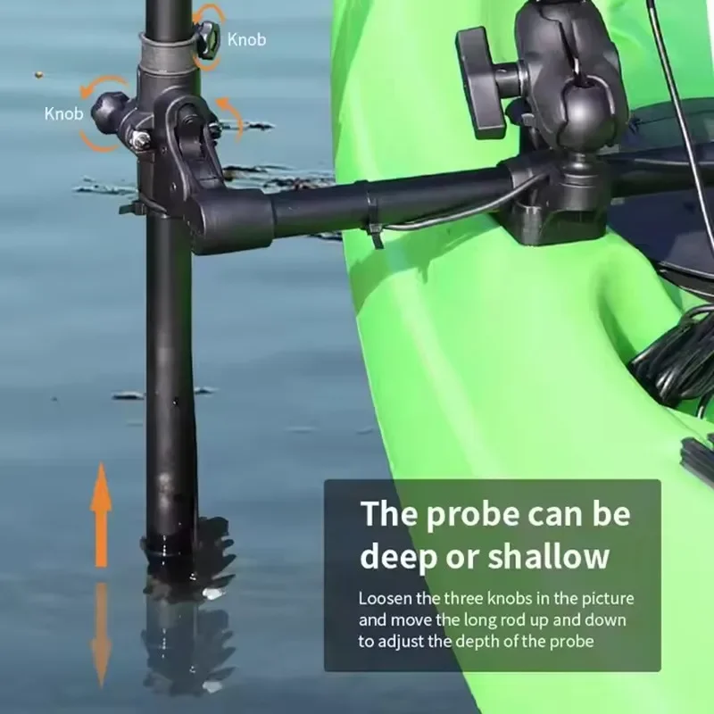 حامل Sonar Fishfinder العالمي لصيد الأسماك الإلكترونية 600/800 للقارب أو الكاياك
