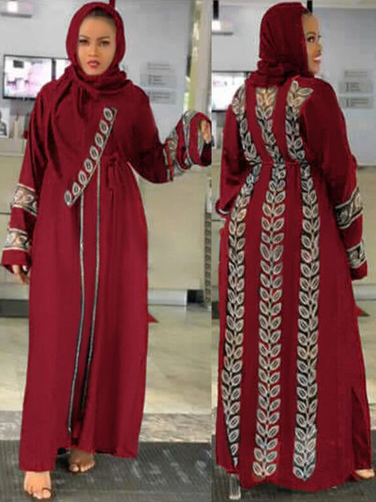 

African Clothes For Women Muslim Set Church Party Dashiki Plus Size Dubai Turkey Muslim Kaftan Hijab Abayas Ladies Clothing