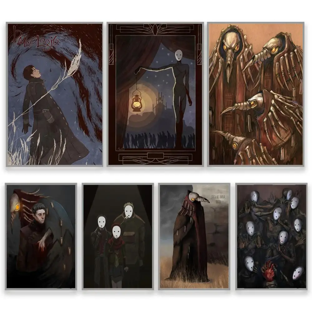 Horror Game P-Pathologic Cool Room Accessories Hipster Room Vibe Bedroom Wall Art Poster