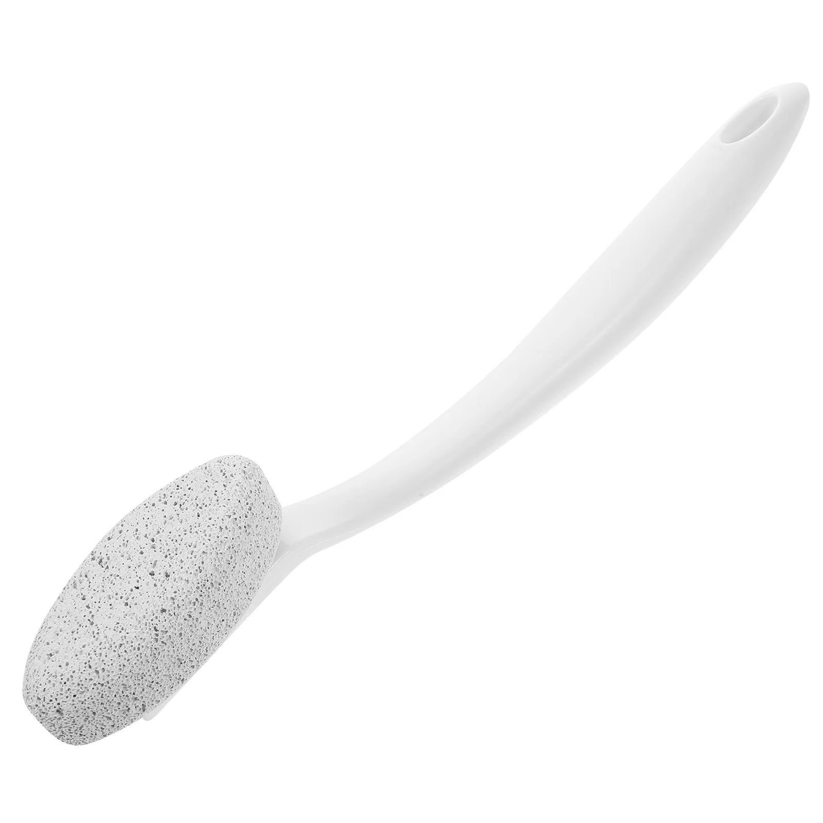 Pietra pomice per piedi Rimozione calli Manico lungo Lima per piedi Strumento per pedicure portatile Rimozione della pelle secca per talloni screpolati Piede