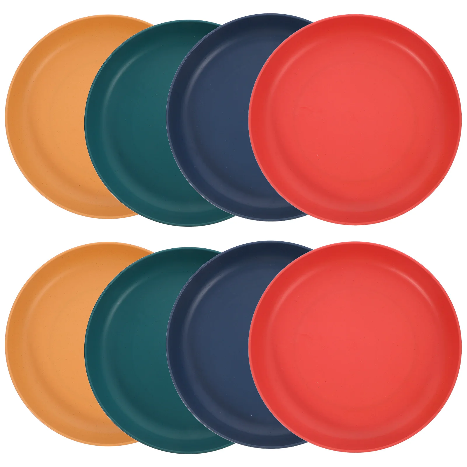 

8Pcs Plastic Dinner Plate Snack Plate Food Display Tray for Birthday Party Dessert Serving Tray Household Food Plates