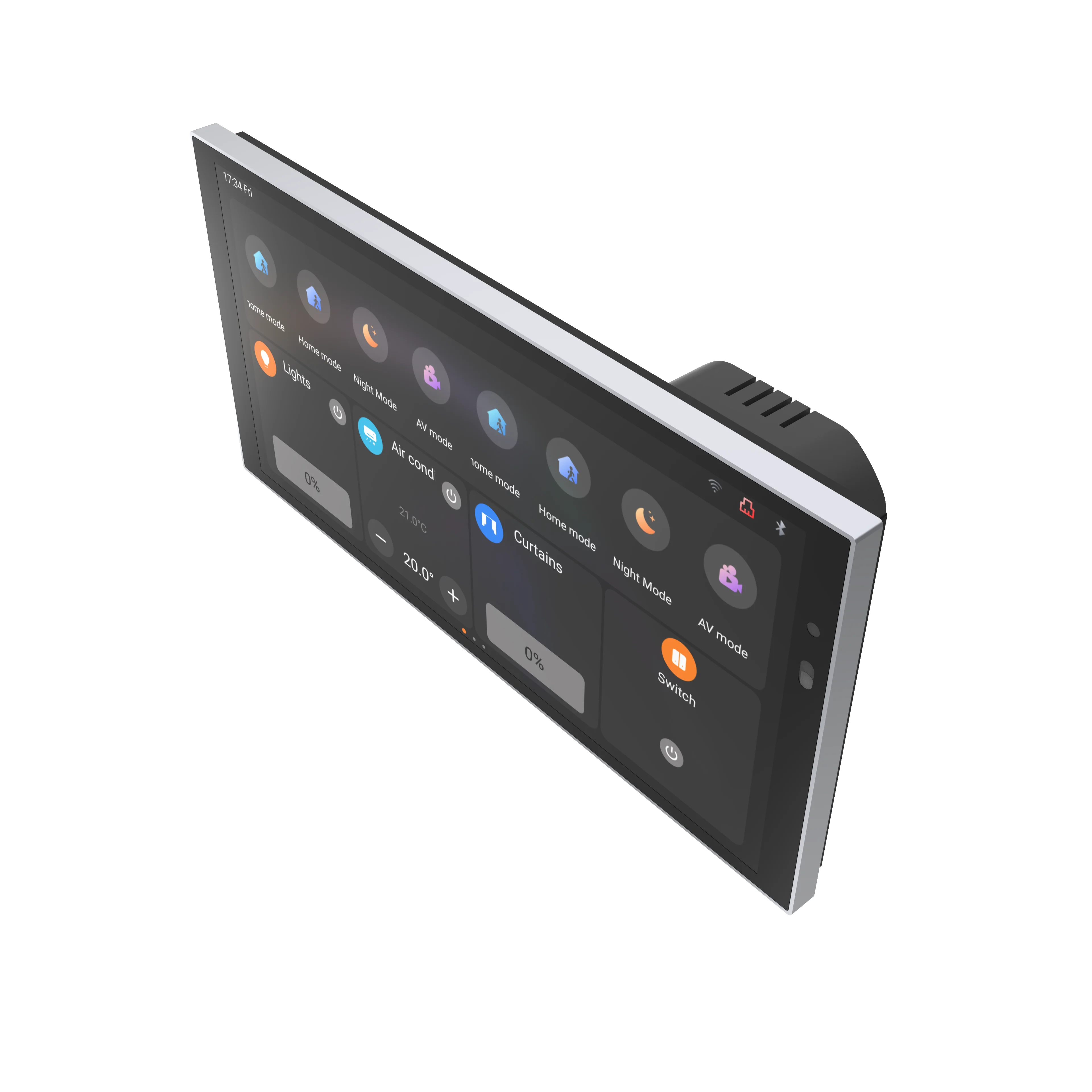 

7 Inch Metal Frame POE Touch Screen for Smart Home Smart Building Automation RK3566 Android POE Wall Mount Tablet