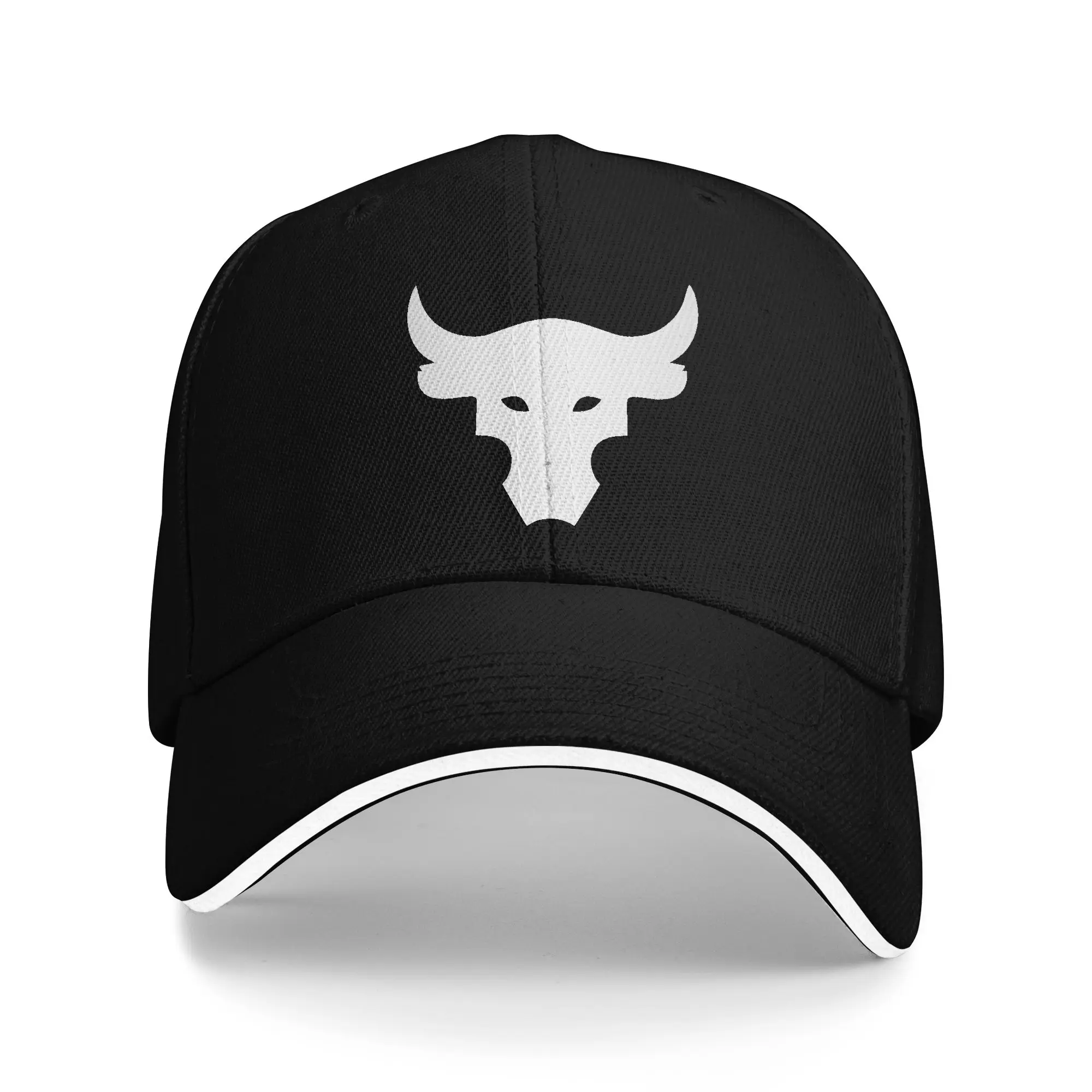Dwayne Johnson Brahma Bull  Baseball Cap  Stylish Hip Hop Hats Summer Women Men Outdoor Gym Baseball Caps