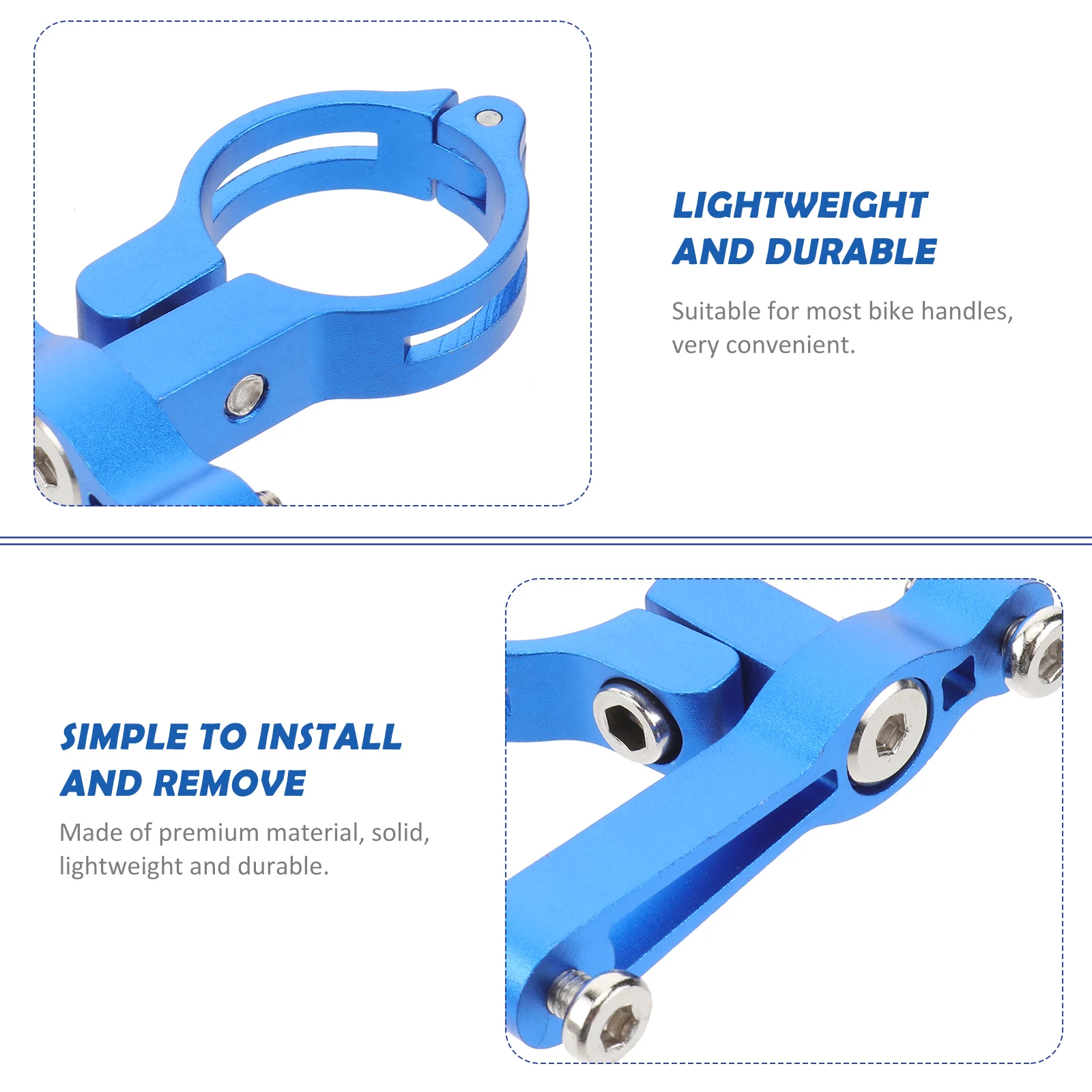 

Aluminum Alloy Bike Water Bottle Holder Adapter Durable Lightweight Fits Most Bikes Adjustable Angle Mounting Base For Cycling