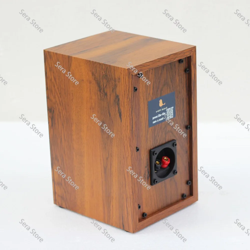 10W-50W 4 Ohm, 90dB British Retro Four-inch Passive Speaker/bookshelf Box, Front Surround Amplifier Speaker, XLR Input