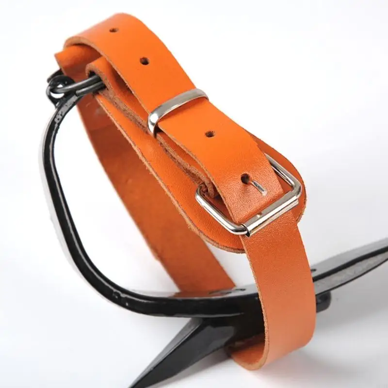 Robuste Kletterspikes aus geschmiedetem Stahl mit gepolstertem Kissen, hochfestes Design für Baumklettern und Outdoor-Abenteuer – Detail 3