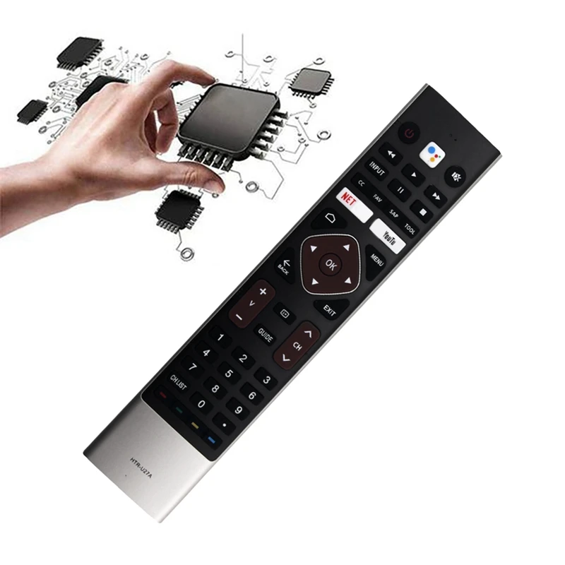 HTR-U27A HTR-U27E Replace Voice Remote For Haier 4K UHD Smart Android TV LE32K6600SG LE65K6600UG LE58U6900HQGA