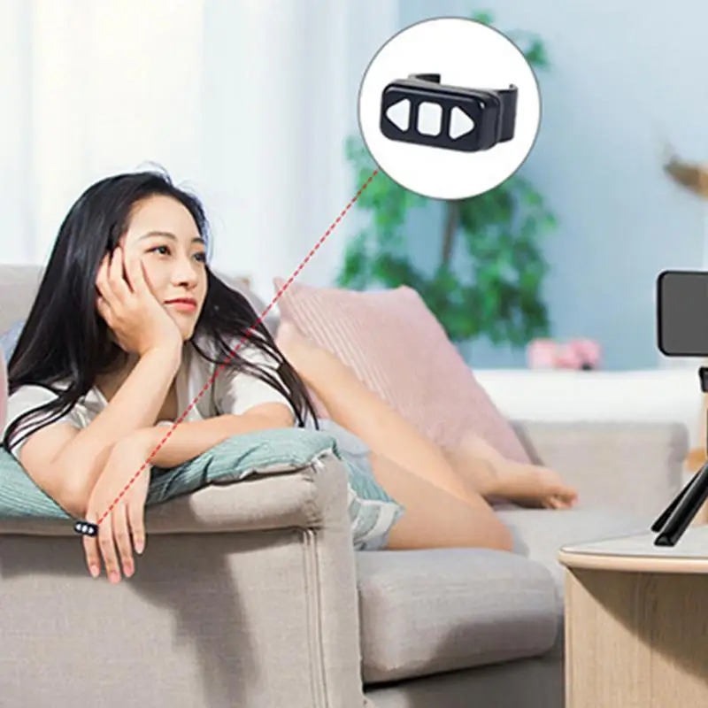 

Multifunctional Phone Ring Remote Control Ebook Page Turner Rechargeable Video Recording Remote Camera Shutter Scrolling Remote