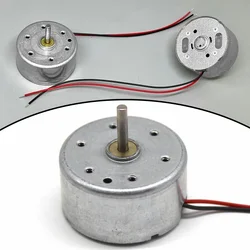 1Pcs Motor RF-300CA RC-300 DC 3V 5V 6V 10300RPM Mini 24mm Round Motor 2mm Shaft For DIY Fans Or Electronic Products