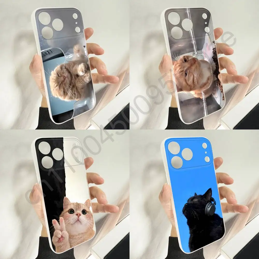 

Cat Listen Music Meme Funny M-Mr Fresh Phone Case For iPhone 12,16,11,14,13,17,15,Plus,Pro,Max,Air,Mini Wireless Charge Magnetic