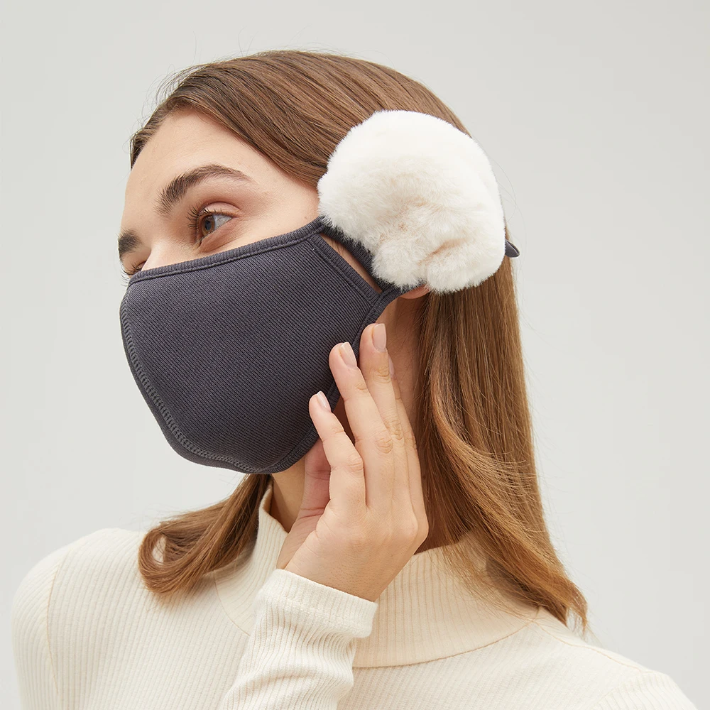 Ветрозащитная маска Ohsunny с наушниками, уличные термомаски для лица, зимняя теплая маска для лица для женщин