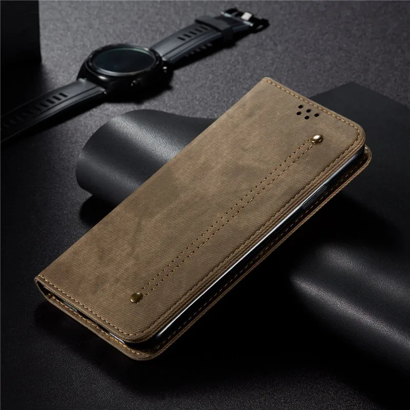 

Flip Cover For Vivo Y35 Y30 Y19 Y17 Y15 Y12 S6 S5 S1 Pro Z6 Z5 X30 Pro Iqoo 3 Neo 3 Z1 Luxury Denim Pu Leather Wallet Phone Case