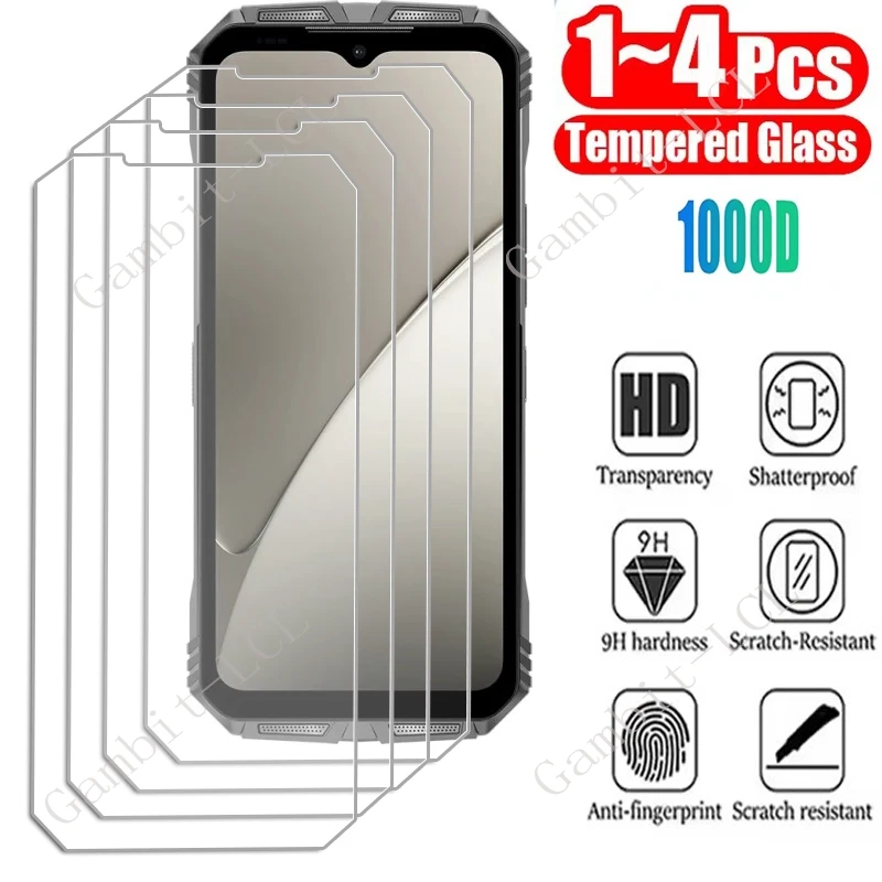 1/4 шт. закаленное стекло для Doogee S Cyber Pro Punk S200 X Max Plus Ultra V Max Play S41 S100 S118 S200X Защитная пленка для экрана