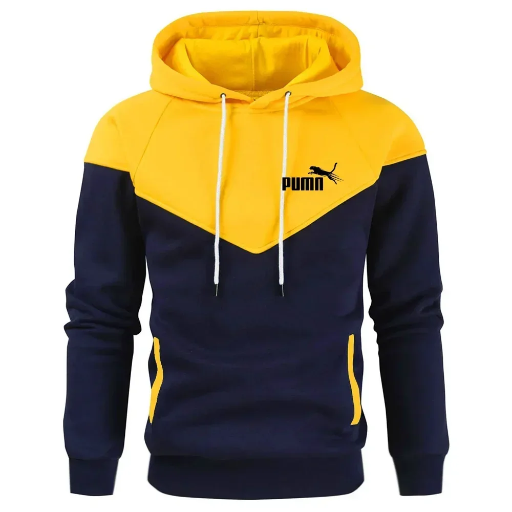 

Осень 2024, новый мужской свитер с капюшоном и принтом, уличная одежда в стиле хип-хоп, повседневная спортивная одежда, модная одежда