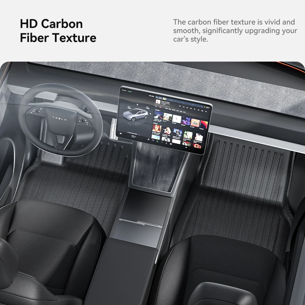 Car Floor Mats with Integrated Door Sill Protectors