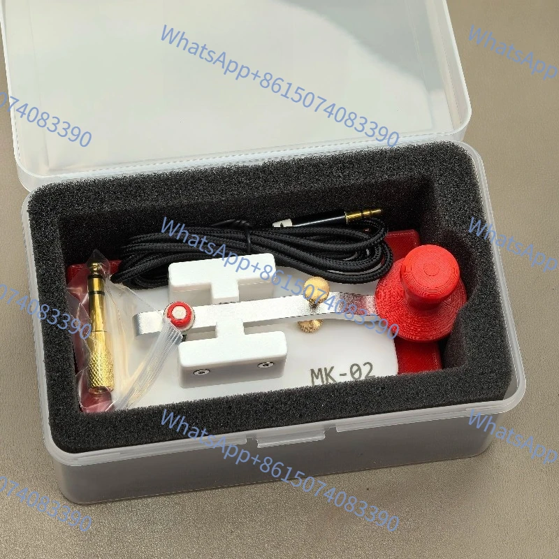 MK-02 Manual Morse Key, CW Telegraph Key for Shortwave Radio Communication