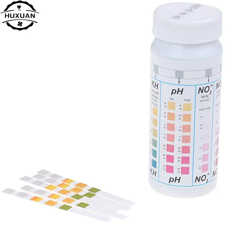 50 Strips 5 in 1 Swimming Pool Spa Water Test Strips Nitrate Nitrite PH Hardness