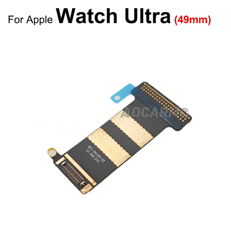 Aocarmo For Apple Watch Ultra (49mm) UlTRA2 LCD Screen Connection Flex Cable Repair Replacement Parts