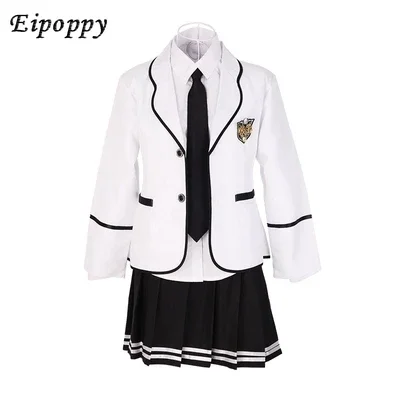 Student Langarm Chorus Schuluniform Junior High School Jungen und Studenten Studenten Korea JK Uniform Set