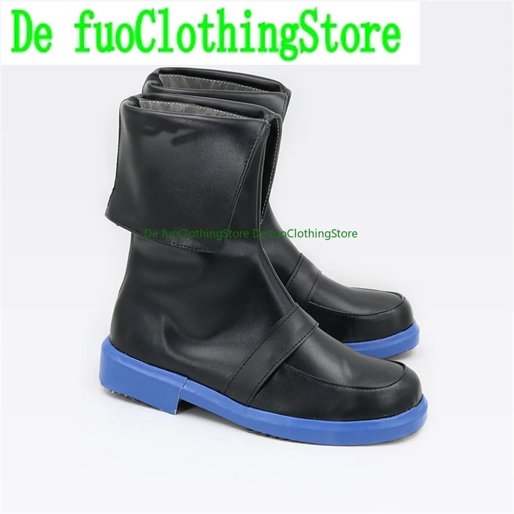 DefuoClothing Store Guilty Gear Ky Kiske, zapatos de Cosplay, botas, juego de Halloween, Navidad, Personaje de Anime, accesorios para fiesta