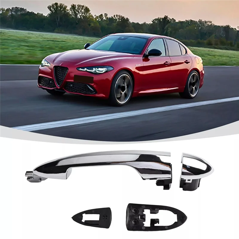 A80X-Car Exterior Door Handle Without Hole For Alfa Romeo For