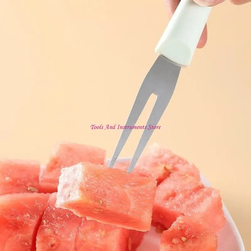 Watermelon Cutter Slicer Tool Portable Fruit Fork for Camping Kitchen Tool C7AC