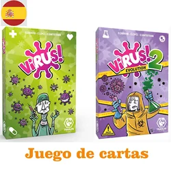 In Spanish Version In English Virus Card Game The Contagiously Virus 2 Card Correct Version Party Game For Fun Family Games